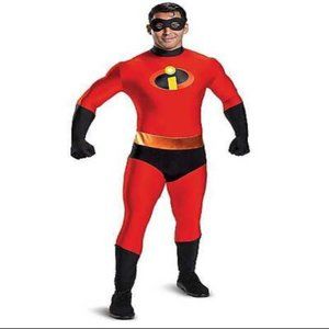 Mr Incredible Disney Pixar Disguise Costume Adult Cosplay Size L / XL Halloween